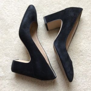 Sam Edelman Black Suede Stillson Pumps